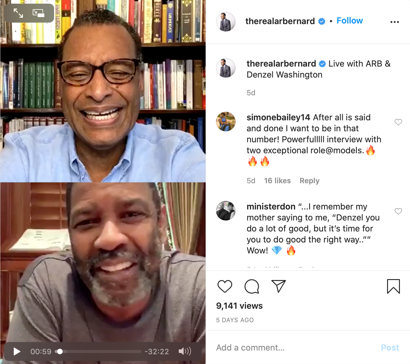 A.R. Bernard IG Live Screenshot
