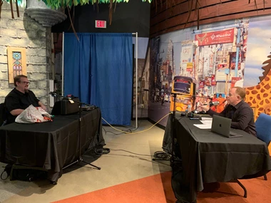 Ed and Dr. John Chestnut live on air.